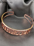 Stainless Steel Adjustable Bracelet-Personalized Inspirational Bracelets
