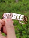 Stainless Steel Adjustable Bracelet-Personalized Inspirational Bracelets