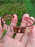 Stainless Steel Adjustable Bracelet-Personalized Inspirational Bracelets