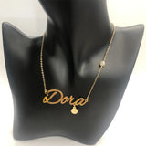 Personalized Heart Name Necklace Custom Wedding Gift Jewelry