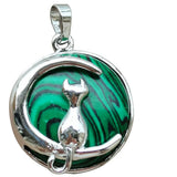 Malachite Tiger Eye Lapis Howlite Crystal Pendant Bead