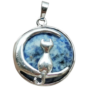 Malachite Tiger Eye Lapis Howlite Crystal Pendant Bead