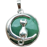 Malachite Tiger Eye Lapis Howlite Crystal Pendant Bead