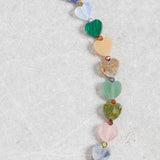 Malachite Tiger Eye Opal Hybrid Necklace Retro Charm Natural Gems Jewelry