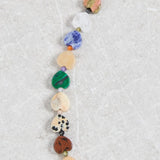 Malachite Tiger Eye Opal Hybrid Necklace Retro Charm Natural Gems Jewelry