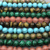 Malachite Unikate Tiger Eye Turquoise Cherry Quartz Beads Muslim Rosary