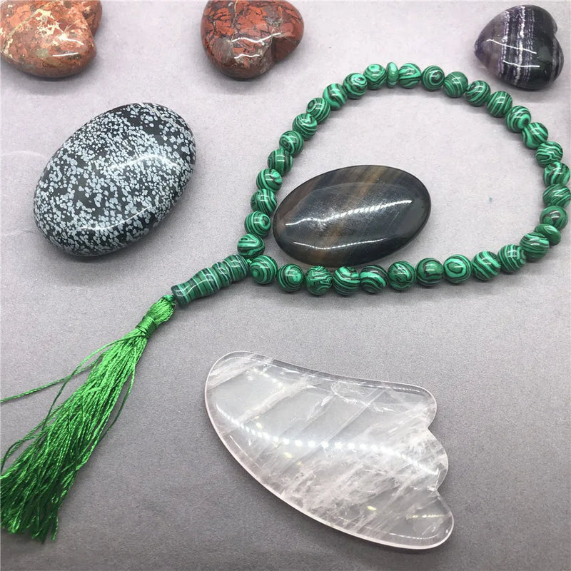 Malachite Unikate Tiger Eye Turquoise Cherry Quartz Beads Muslim Rosary