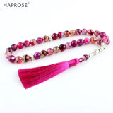 Malachite Bracelet Muslim Tassel Tasbih Worship Jewelry Ramadan