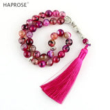Malachite Bracelet Muslim Tassel Tasbih Worship Jewelry Ramadan