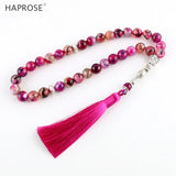 Malachite Bracelet Muslim Tassel Tasbih Worship Jewelry Ramadan