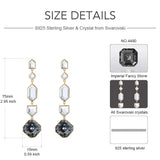 Malanda Crystal Drop Earrings for Women Dangle Earrings Mom Gift