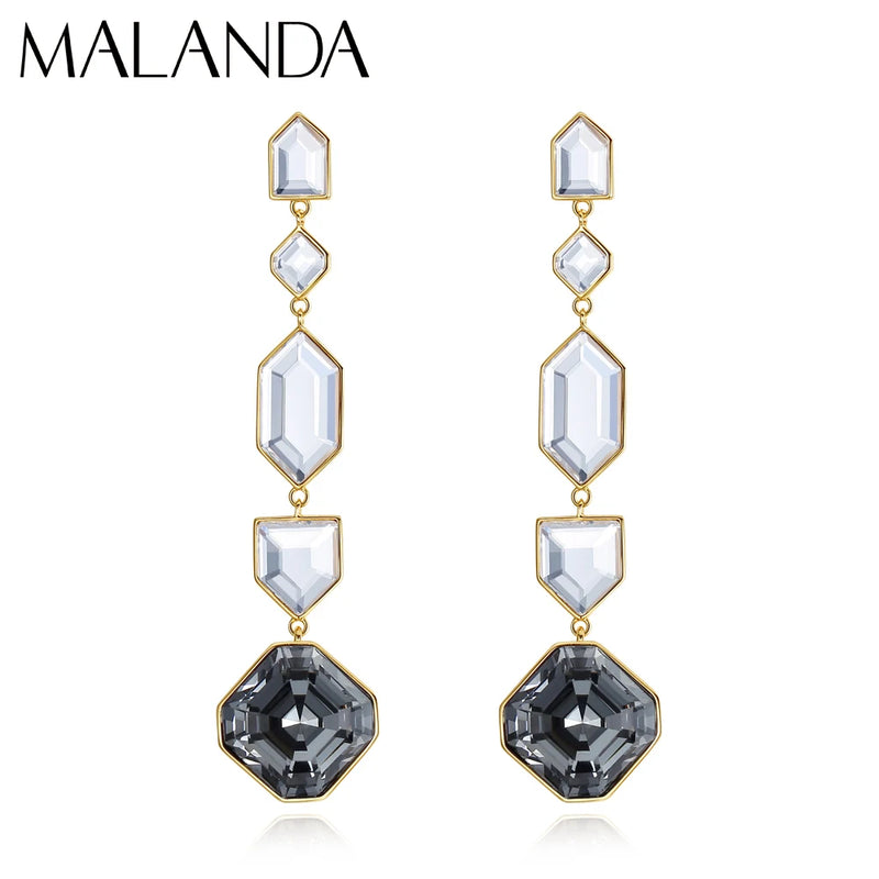 Malanda Crystal Drop Earrings for Women Dangle Earrings Mom Gift
