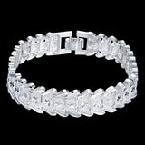 925 Silver Chunky Chain Link Bracelet for Men