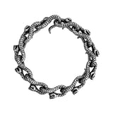 Men's Double Snake Fighting Bracelet Retro Hand Chain Punk Animal Bracelets