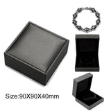 Punk Rock Pirate Skull Bracelet Stainless Steel Hand Jewelry Men's Gift
