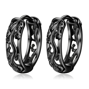 Men's Retro National Hoop Earrings