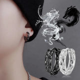 Men's Retro National Hoop Earrings