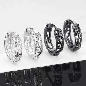Men's Retro National Hoop Earrings
