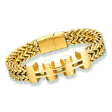 Men's Punk Multi-layer Bracelet Stainless Steel Magnetic Clasp