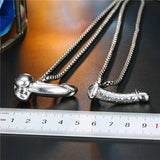 Gotic Pendant Necklace for Women Men