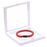 Deep Red Weave Ethnic Boho Bracelet Bangle Gift