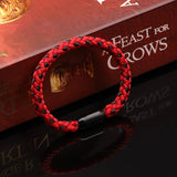 Deep Red Weave Ethnic Boho Bracelet Bangle Gift