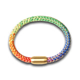 Mama Rainbow Weave Woven Bracelet Bangle Hobo Jewelry Gift For Him