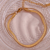 Women's Round Snake Chain Double Layer Bracelet