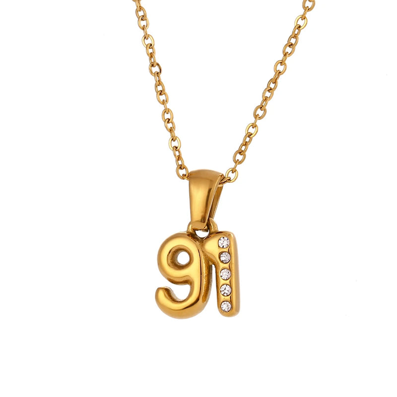 Micro-inlaid Rhinestone Stereoscopic Pendant Necklace