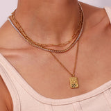 Women's Star Moon Tarot Pendant Necklace