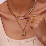 Women's Star Moon Tarot Pendant Necklace