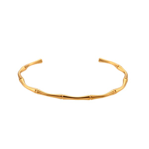 High-End Bamboo Opening Bracelet for Women
