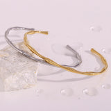 High-End Bamboo Opening Bracelet for Women