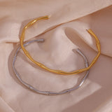 High-End Bamboo Opening Bracelet for Women