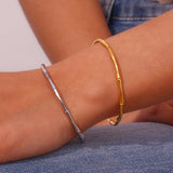 High-End Bamboo Opening Bracelet for Women