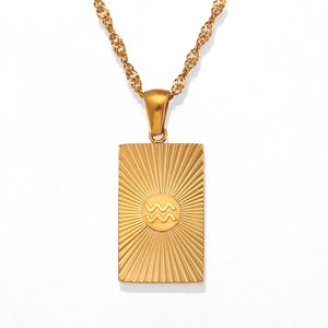 Rising Sun Constellation Necklace High-end Glamour Women's Necklace