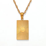 Rising Sun Constellation Necklace High-end Glamour Women's Necklace