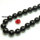 Mamiam Tourmaline Beads 4-10mm Smooth Loose Round Stone Jewelry Making