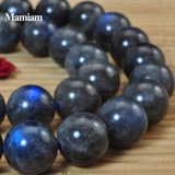 Labradorite Beads Smooth Loose Round Stone for Jewelry Making