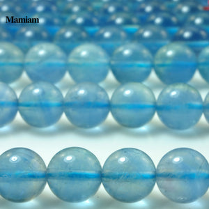 Fluorite Beads 6mm Smooth Round Stone DIY Bracelet Necklace