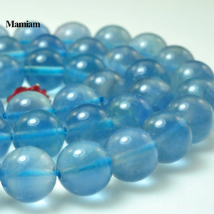 Fluorite Beads 6mm Smooth Round Stone DIY Bracelet Necklace