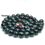 Mamiam Natural Hawk's Eye Charm Beads 8mm DIY Bracelet Necklace Jewelry Making