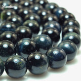 Mamiam Natural Hawk's Eye Charm Beads 8mm DIY Bracelet Necklace Jewelry Making