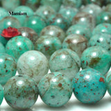 Mamiam Chrysocolla Beads Charms 8mm 10mm Round Stone DIY Bracelet Necklace