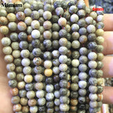 Mamiam Coral Fossils Beads 6-10mm Loose Round Stone DIY Jewelry Making