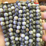 Mamiam Coral Fossils Beads 6-10mm Loose Round Stone DIY Jewelry Making
