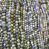 Mamiam Coral Fossils Beads 6-10mm Loose Round Stone DIY Jewelry Making
