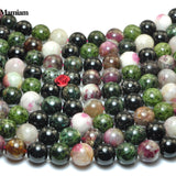 Mamiam Natural Mixed Tourmaline Beads 9.5-10mm DIY Jewelry Making