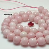 Mamiam Natural Pink Opal Beads 10mm Round DIY Bracelet Necklace Jewelry