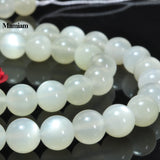 Moonstone Beads 6mm Smooth Round Stone Jewelry Making